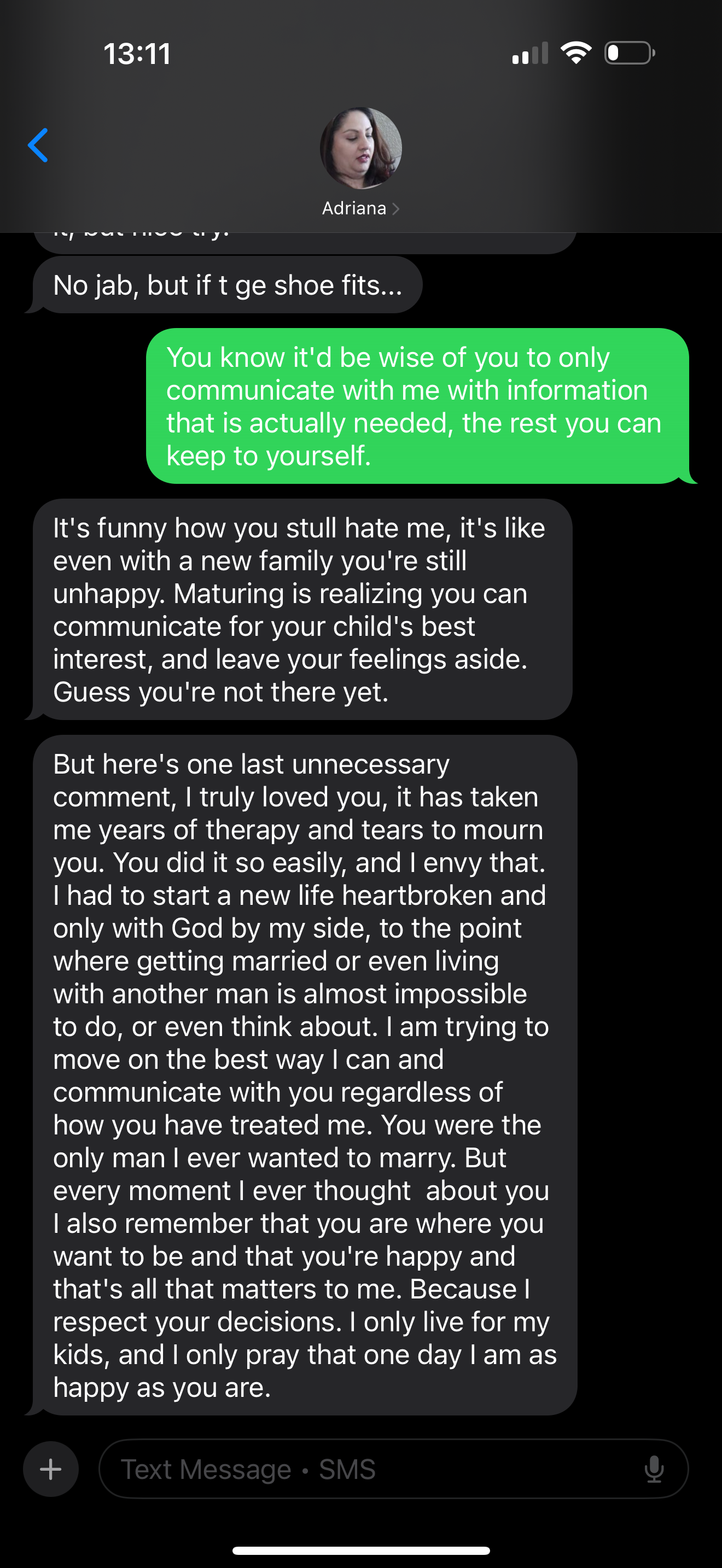 Text message screenshot 3